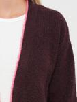 Вязаный кардиган ONLY ONLHAVANNA, Wine red - фото 3