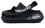 Кроссовки Crush Clog Unisex Черно-белые Crocs, Frenzy Night - фото