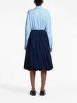 Юбка миди со складками Marni, синий - фото 4