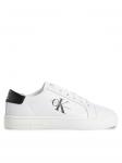 Кроссовки Classic Cupsole Laceup Lth Wn Calvin Klein, белый - фото