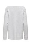 Джемпер ONLY ONLWINNIE BOATNECK, Light Grey Melange/Mottled Light Grey - фото 7
