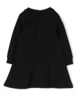 Платье с вышивкой Moschino Kids, черный - фото 2