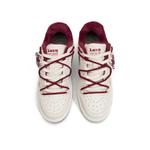 Обувь для скейтбординга LAZY BONS унисекс, Белый/Красный - фото 15