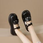 Yiya Туфли Mary Jane черные - фото 7