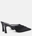 Мюли Juno 75 сетчатые The Attico, черный - фото 2