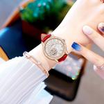 Женские часы KANGOL, Звёздное небо красное золото - фото 5