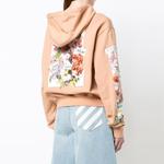 Женский свитшот Off-White, розовый - фото 4