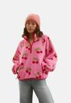 Джемпер Next ACTIVE QUARTER ZIP BORG, Cherry Print/Pink - фото