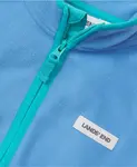 Флисовая куртка на молнии для девочек Lands' End, синий - фото 3