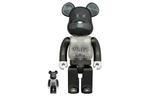 BE@RBRICK Bearbrick 2G Exclusive 2G Black Chrome - фото