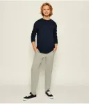 Лонгслив regular fit Tommy Hilfiger, темно-синий - фото 2