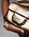 Сумка через плечо Allsaints Jupiter в золоте - фото 2