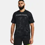 Футболка Under Armour Tech ABC Camo, черный - фото