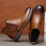 Челси Ботинки Мужские Modengpan, цвет Gray Fleece-lined - фото 3