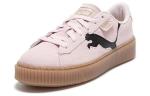 Кроссовки suede platform shoes 'pink black gum' Puma, розовый - фото 4