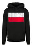Пуловер F4NT4STIC Basic Hoodie Poland Polen Flagge distressed, черный - фото