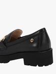 Кожаные лоферы Snap с массивной подошвой Carvela, Black - фото 4