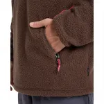 Флис Quiksilver Omni half zip, коричневый - фото 4