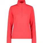 Флис CMP Stretch 38E1596 half zip, красный - фото
