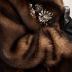 Двубортная дубленка MIU MIU, кемеловый коричневый - фото 5