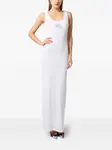 Платье макси с логотипом Philipp Plein, белый - фото 2