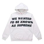 Толстовка ss20 week 1 known as hooded sweatshirt Supreme, белый - фото