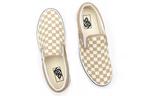 Кроссовки classic slip-on 'checkerboard - incense' Vans, коричневый - фото 4