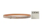 Кожаный ремень Anagram LOEWE, box - фото