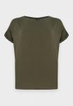 Футболка Vero Moda VMAVA PLAIN, Grape Leaf/Dark Green - фото 5