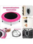 Costway Мини-батут φ97 см, розовый - фото 4