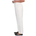 Укороченные брюки с эластичным поясом Alfred Dunner, белый - фото 4