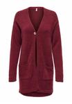 Кардиган ONLY Cardigan, Cabernet/Dark Red - фото 7