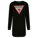 Платье из французской махровой ткани ls Guess, черный - фото
