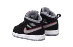 Сандалии Jordan 1 Mid Black Particle Grey Gym Red TD - фото 4