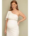 Женское платье Taylor на одно плечо Tiffany Rose Maternity, Ivory - фото 3