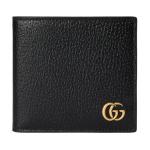 GUCCI Кожаный кошелек мужской черный - фото