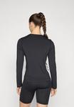 Топ Adidas Performance TRAIN ESSENTIALS LONG SLEEVE 3STRIPES WORKOUT, Black/White/Black - фото 3