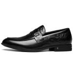 Лоферы мужские черный Fapai - фото