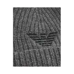 Шерстяная шапка Emporio Armani, черный - фото 4