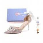 Туфли Slim Heel High Heels Women's Gift Box Set Xingdiman, Silver[Gift Box Set]+Giveaway - фото