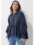 Alba Moda Блузка темно-синего цвета - фото