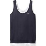 Платье без рукавов с вышитым логотипом MIU MIU, белый - фото 3