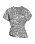 Топ Rabanne, серебряный - фото