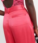 Атласные брюки-карго Versace, Tropical Pink - фото 6