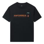 Футболка с рисунком тигра для бадминтона Li-Ning, черный - фото