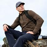 Трикотажная футболка Jeep, кофейная - фото 6