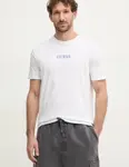 Хлопковая футболка Guess, белый - фото 2