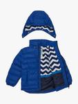Детская утепленная куртка с капюшоном Muddy Puddles, Blue - фото 7