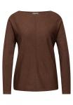 Свитер STREET ONE Dolman, Mottled Brown - фото