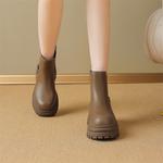 Ботинки Челси женские Josiny, хаки - фото 12